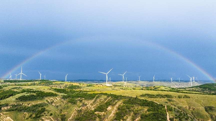 新能源風光項目。受訪者供圖